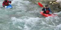 Freestyler auf der Soča